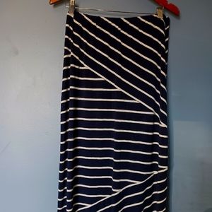 LOFT abstract maxi skirt